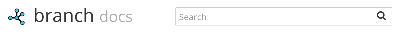 Branch Metrics Docs Search Bar