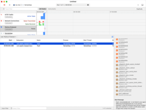 Example of new tooling Apple has provided developers to analyze their app's network traffic to help detect unexpected tracking domains